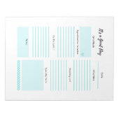 Planner Schema To Do List Notitieblok (Voorkant)