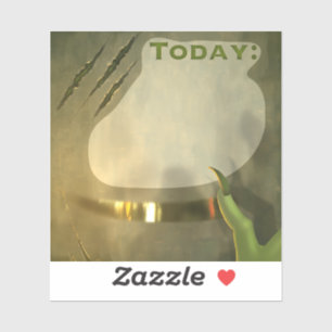 Planner Sticker Green Square Scrapbook