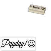 Planner Sticker Stempel, Betaaldag, Betaaldag Rubberstempel (Gestempeld)