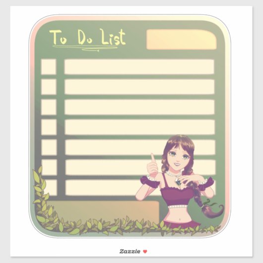Planner Sticker te doen Lijst Scrapbook (Vel)