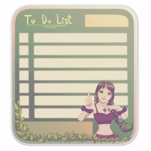 Planner Sticker te doen Lijst Scrapbook (Voorkant)
