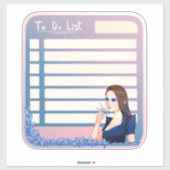 Planner Sticker te doen Lijst Winter Anime Scrapbo (Vel)