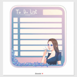 Planner Sticker te doen Lijst Winter Anime Scrapbo