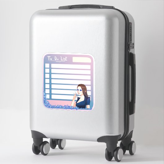 Planner Sticker te doen Lijst Winter Anime Scrapbo (Koffer)