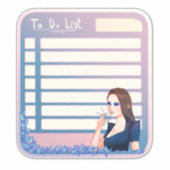 Planner Sticker te doen Lijst Winter Anime Scrapbo (Voorkant)