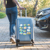 Planner stickers, cartoons schattige kinderen sticker (Koffer Insitu)