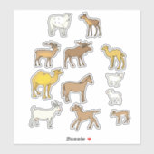 Planner stickers, dieren sticker (Vel)