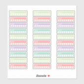 Planner Stickers Hydrate Tracker Pastel Rainbow (Vel)