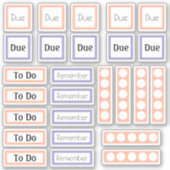 Planner-stickers om te doen en te onthouden sticker (Voorkant)