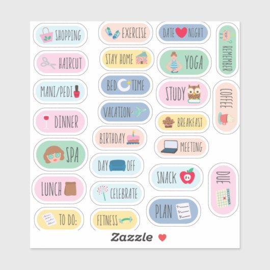 Planner stickers pack (Vel)