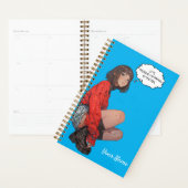 Planner - Stijlvol anime meisje in rode trui (Display)