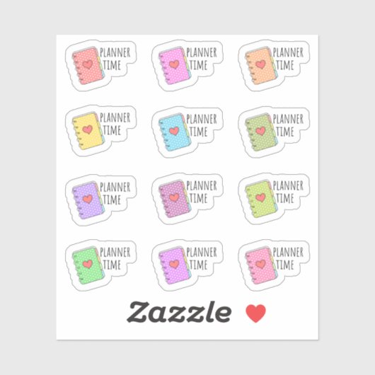 Planner Tijd Herinnering Stationair Notitieboek Pl Sticker (Vel)