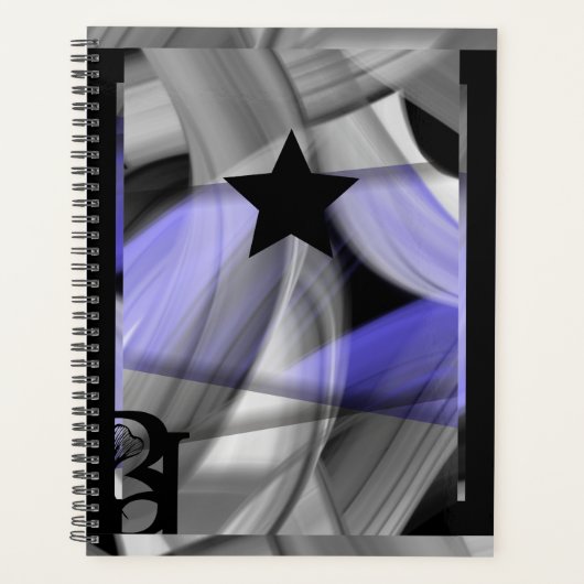 Planner Trend Abstracte Lavendel Violet (Voorkant)