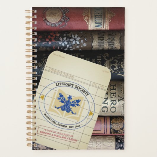 Planner van de literaire vennootschap (Voorkant)