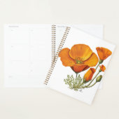 Planner van de Oranje papaverdag van de Californis (Display)