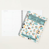 Planner van de student met achtergrond van de hond (Display)