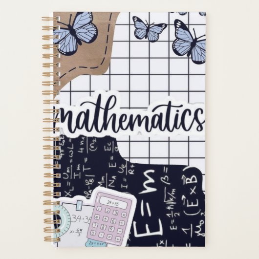Planner van het wiskundeboek (Voorkant)