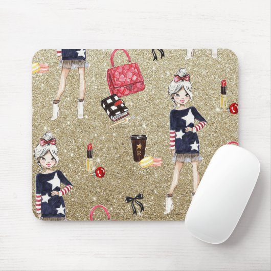 Planner verslaafde muismat (Met muis)