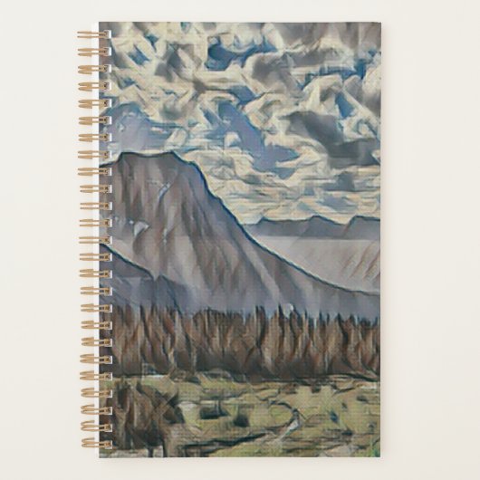 Planner voor bergcanvas kunst (Voorkant)