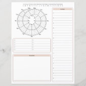 Planner voor dagelijkse planning (Achterkant)