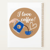 Planner voor de koffieminnaar! Voor en achter. (Achterkant)