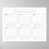 Planner voor de week poster (Voorkant)