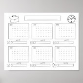 Planner voor de week poster (Voorkant)