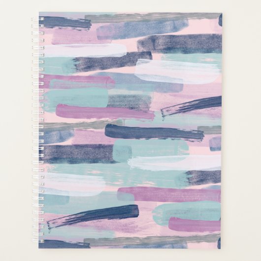 Planner voor gedempte pastelstrepen (Voorkant)