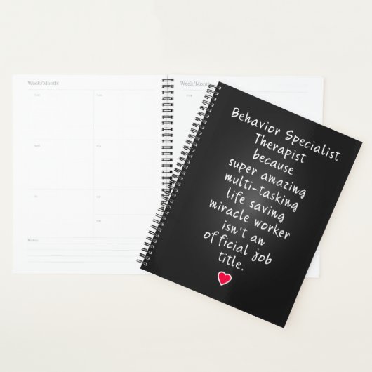 Planner voor gedragstherapeut (Display)