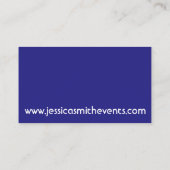 Planner voor gevlekte Cadeau Gift Party-evenemente Visitekaartje (Achterkant)