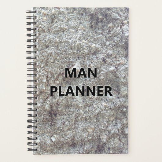 Planner voor heren Man Planner met gegraveerde kaa (Voorkant)