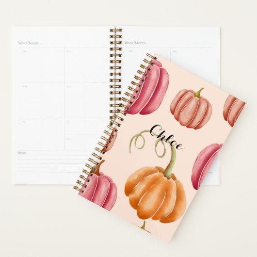 PLANNER voor herfst+autum, pompoenen (Display)