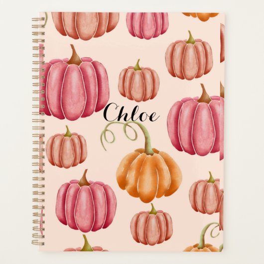 PLANNER voor herfst+najaar, pompoenen (Voorkant)