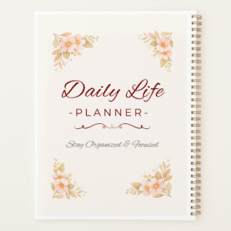 Planner voor het dagelijks leven – Blijf georganis
