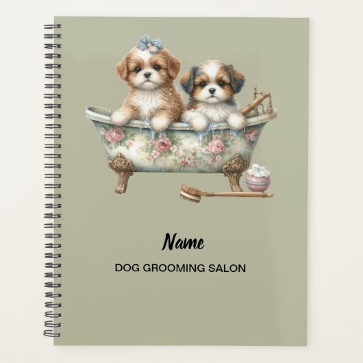 Planner voor hondentrimsalon (Voorkant)
