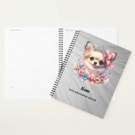 Planner voor hondentrimsalon (Display)