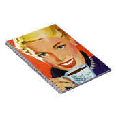 Planner voor  laptops, georganiseerd, koffiedame notitieboek (Rechterzijde)