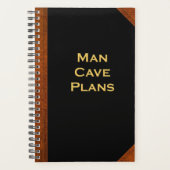 Planner voor mannen Man Cave Plans  stijl (Voorkant)