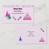 Planner voor Petten en koeken Visitekaartje (Voorkant / Achterkant)