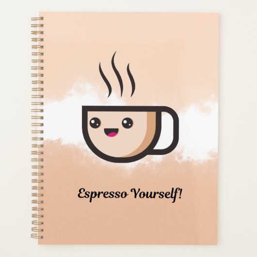 Planner voor schattige koffieliefhebbers (Voorkant)