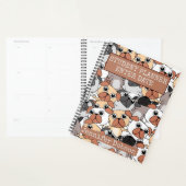 Planner voor studenten met achtergrond cartoon (Display)