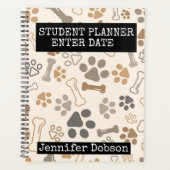 Planner voor studenten met botten en poten (Voorkant)