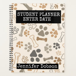 Planner voor studenten met botten en poten