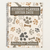 Planner voor studenten met botten en poten (Voorkant)