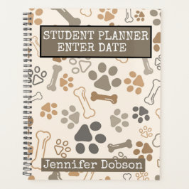 Planner voor studenten met botten en poten