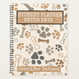 Planner voor studenten met botten en poten