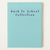 Planner voor studenten terug naar school (Achterkant)