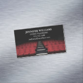 Planner voor theatervoorstellingen of bioscopen magnetisch visitekaartje (Voorbeeld)