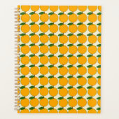 Planner voor verse Oranje fruitpatronen (Voorkant)