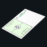 Planner voor voetbalcoachingteam notitieblok<br><div class="desc">Een coachingorganisator en teamplanner voor alle niveaus van voetballiefhebbers! Of je nu een jeugdvoetbalteam meekrijgt, een voetbalteam voor reizen, een recreatieteam of gewoon plezier hebt met spelen voor de lol, dit notitieblok is het perfecte middel om al je teamnotities en gameplannen bij te houden. Het notitieblok bevat een leeg voetbalveld...</div>
